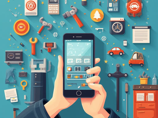 application smartphone mecanique
