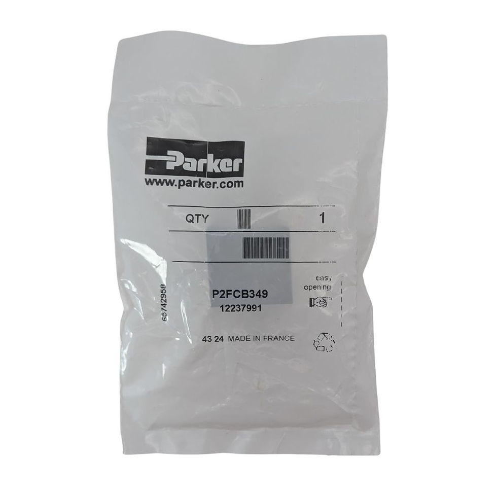 Vue arrière Bobine Parker P2FCB349 24 Vdc Low Power pour pilotes ISOMAX DX