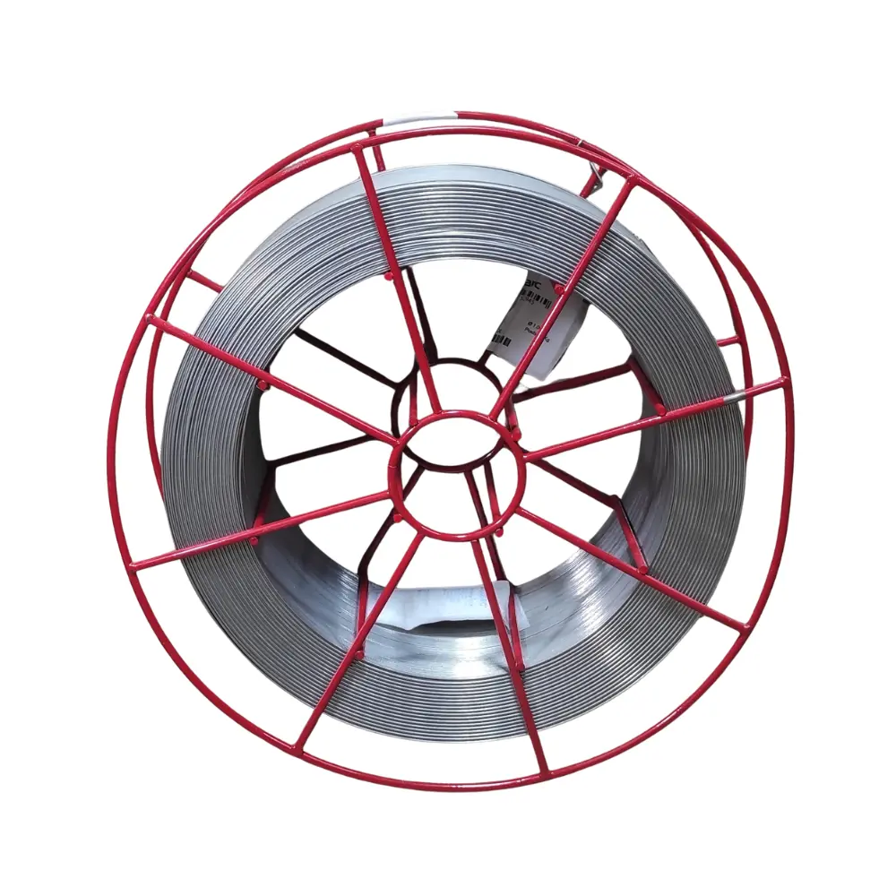 Vue complète sur fond blanc de la bobine 15kg de fil Ø1mm MIG SelectArc NI59