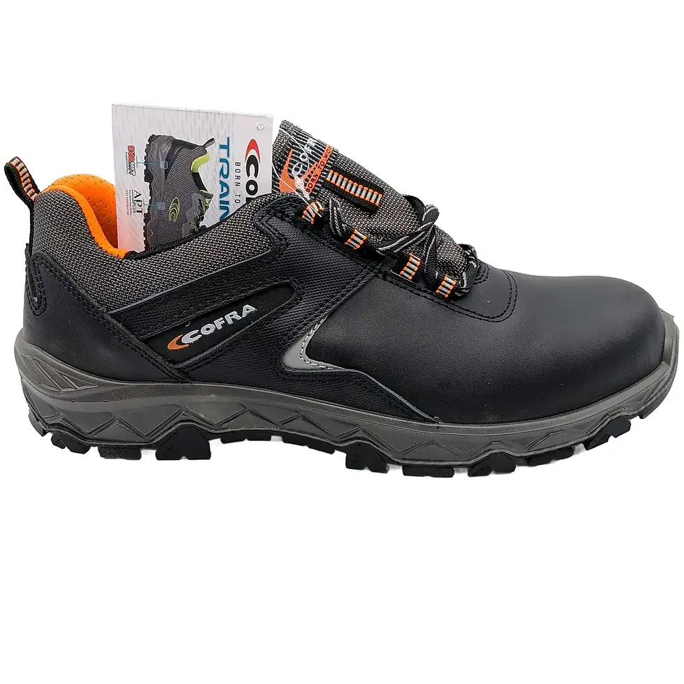 Chaussures de sécurité COFRA Bench S3S CI FO SR embout fibre de verre sur fond blanc