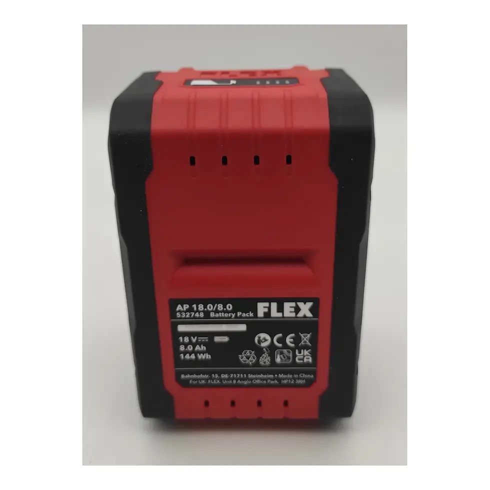 Miniature : Batterie 8Ah Flex 5327748 pour gamme Li-ion Power System de dos