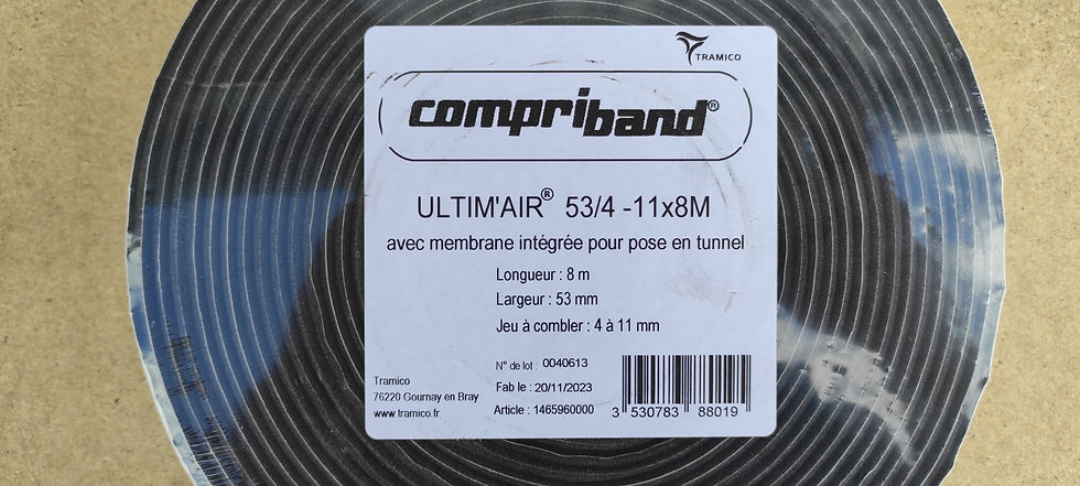 Miniature : Étiquette du joint Compriband Ultim'Air Tramico