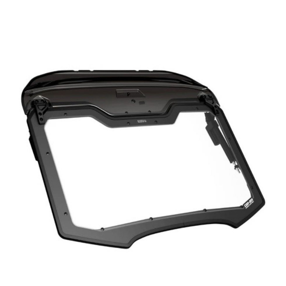 Pare-Brise PowerFlip pour Can-Am Maverick R et Maverick R MAX, vue complète sur fond blanc