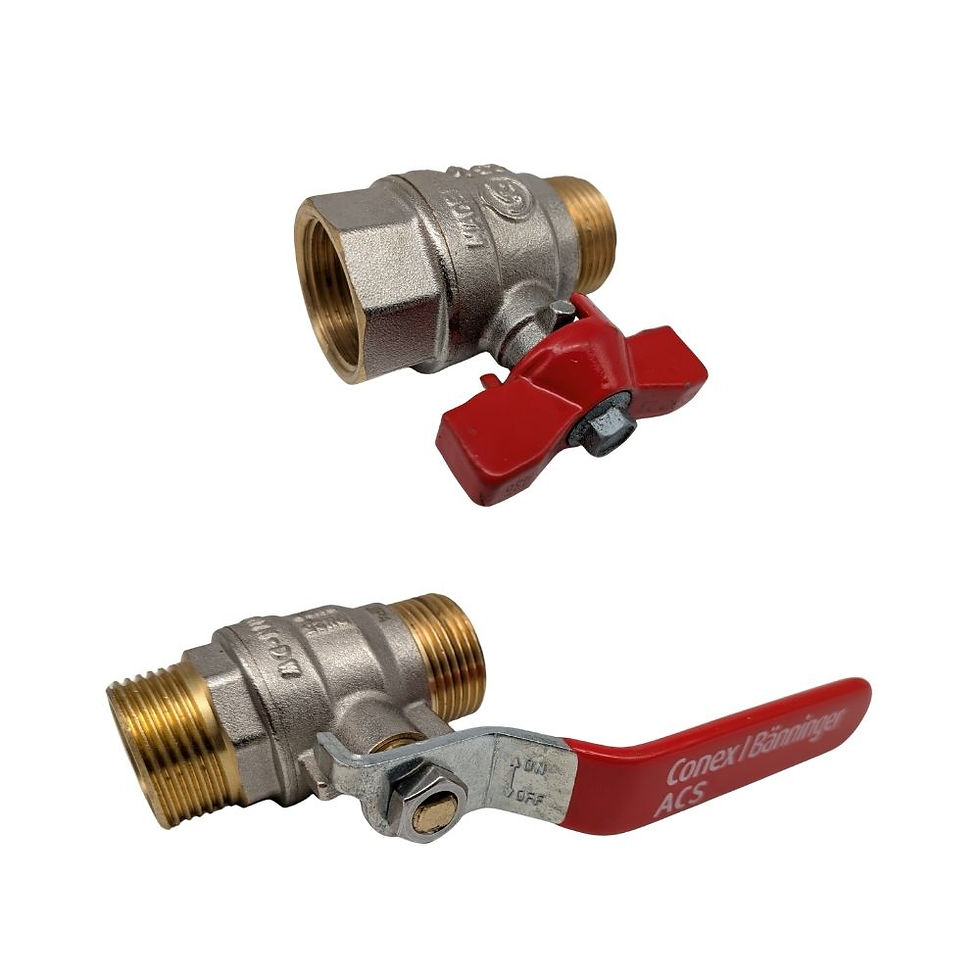 lot de 23 vannes à boisseau sphérique Conex Banninger raccord 12/17