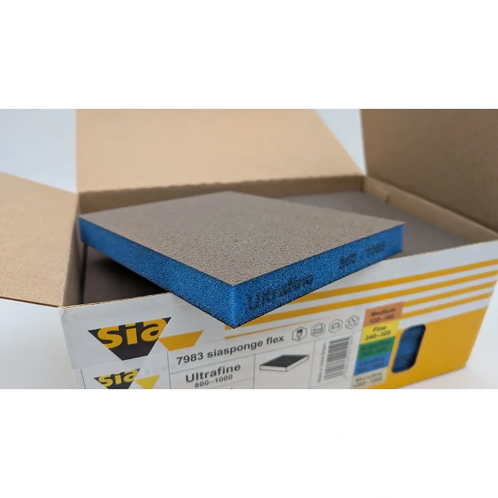 10 éponges abrasives SIA Ultrafine F03E00R8G6 double face finition très fine dans leur emballage