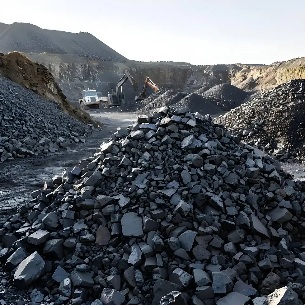 Site d'extraction du charbon