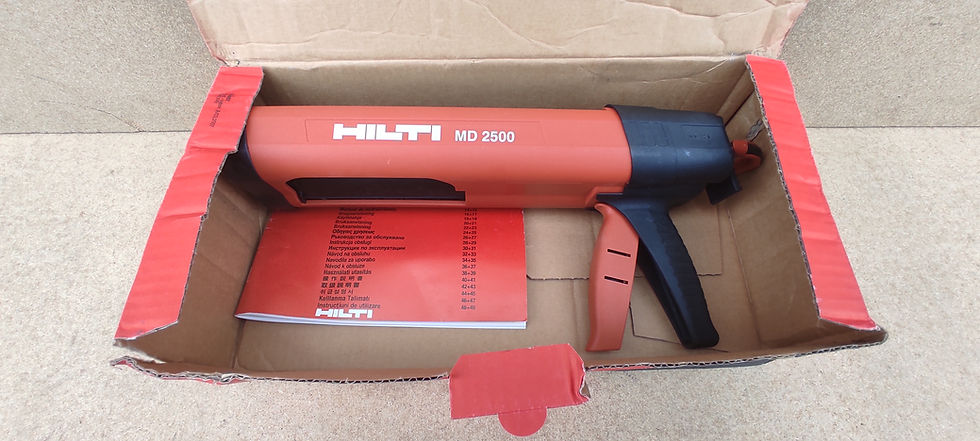 Miniature : vue dans l'emballlage du pistolet manuel Hilti MD 2500 pour cartouches HIT 330 ml et 500 ml