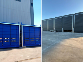 nagy nyílású gyorskapuk