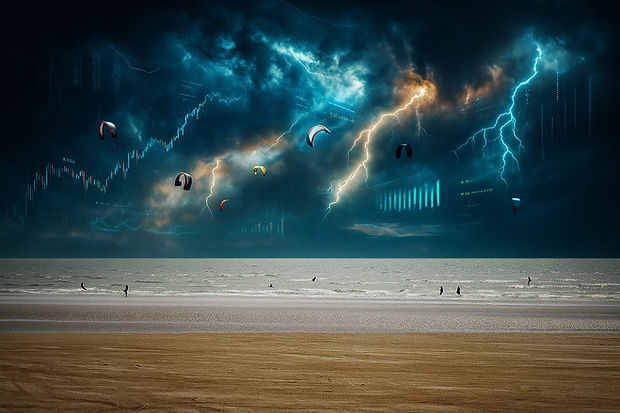 kiteboarder paradise