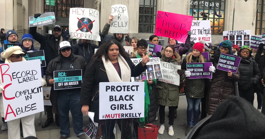 #MuteRKelly Protest