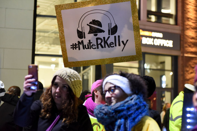 #MuteRKelly Protest