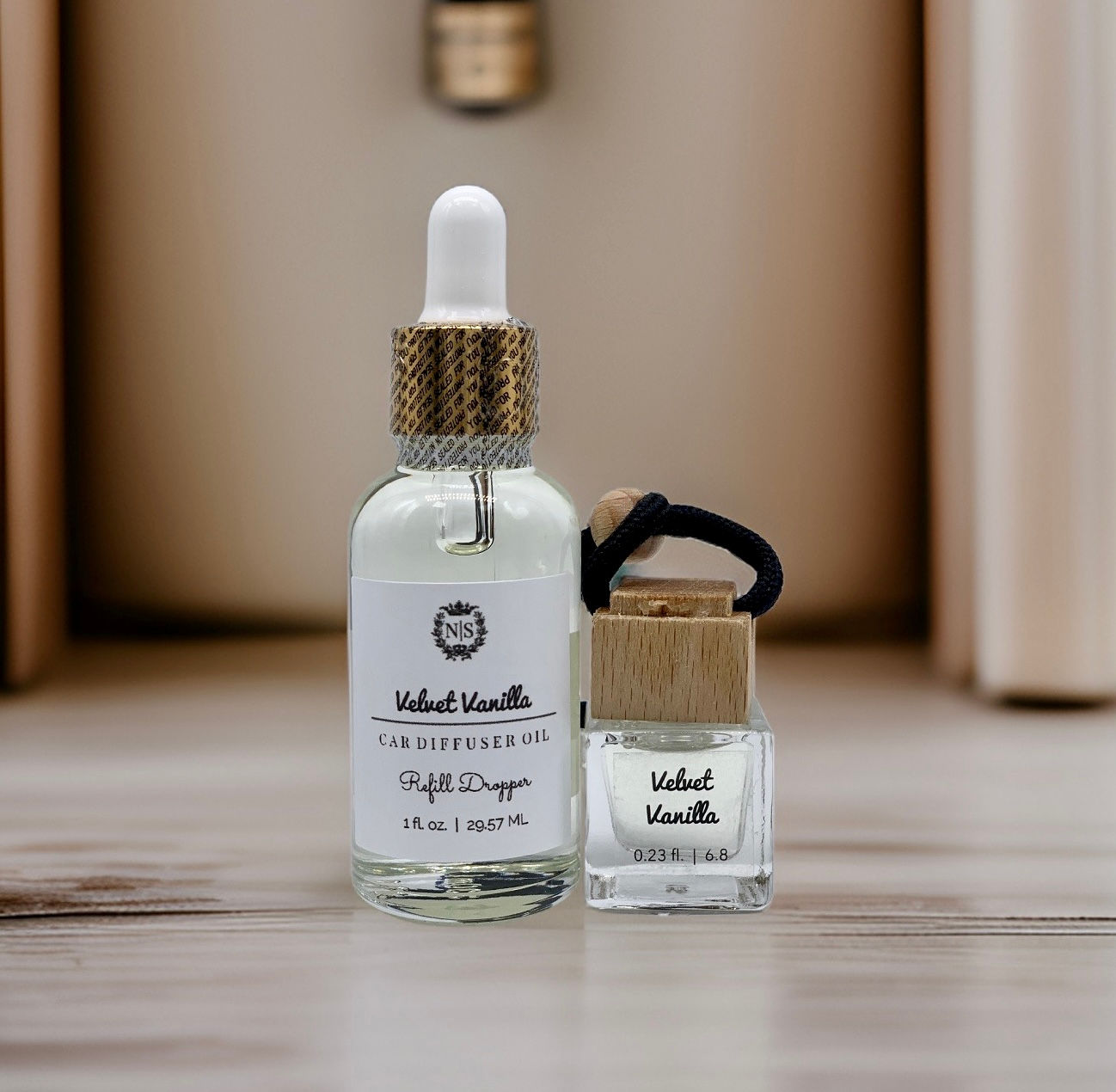 Velvet Vanilla Car Diffuser Set