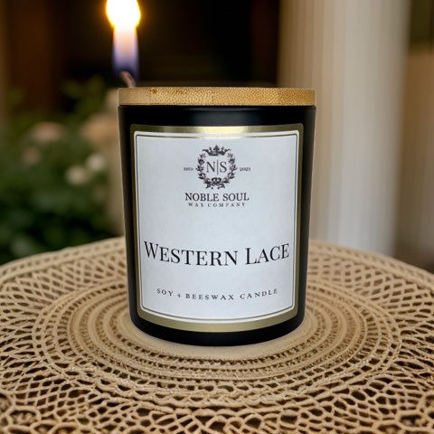 8 oz. Western Lace Candle