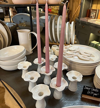 porcelain candleholders The Newt