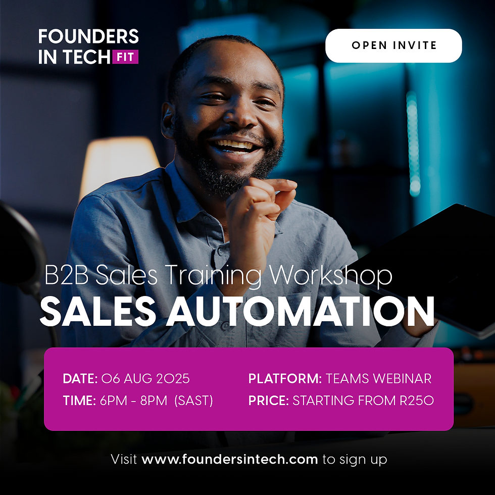 B2B Sales Training Workshop - Sales Automation