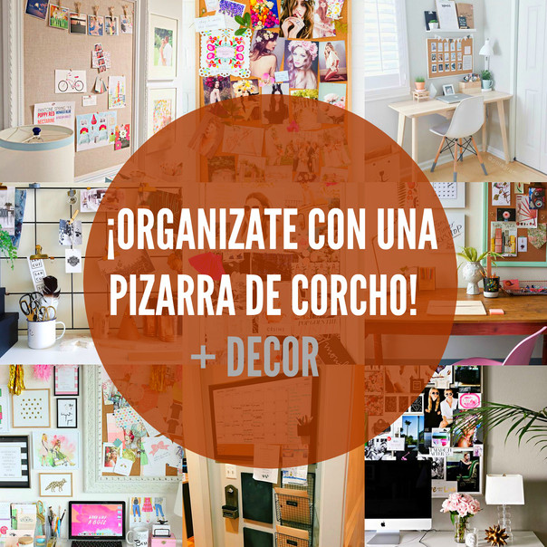 ¡Organízate con una Pizarra de corcho! 📌 + Decor