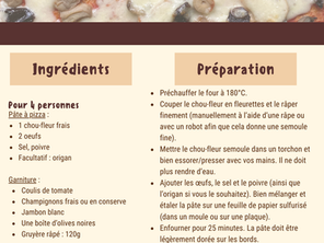 PIZZA CHOU-FLEUR