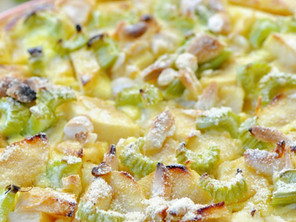 Tarte rhubarbe pomme