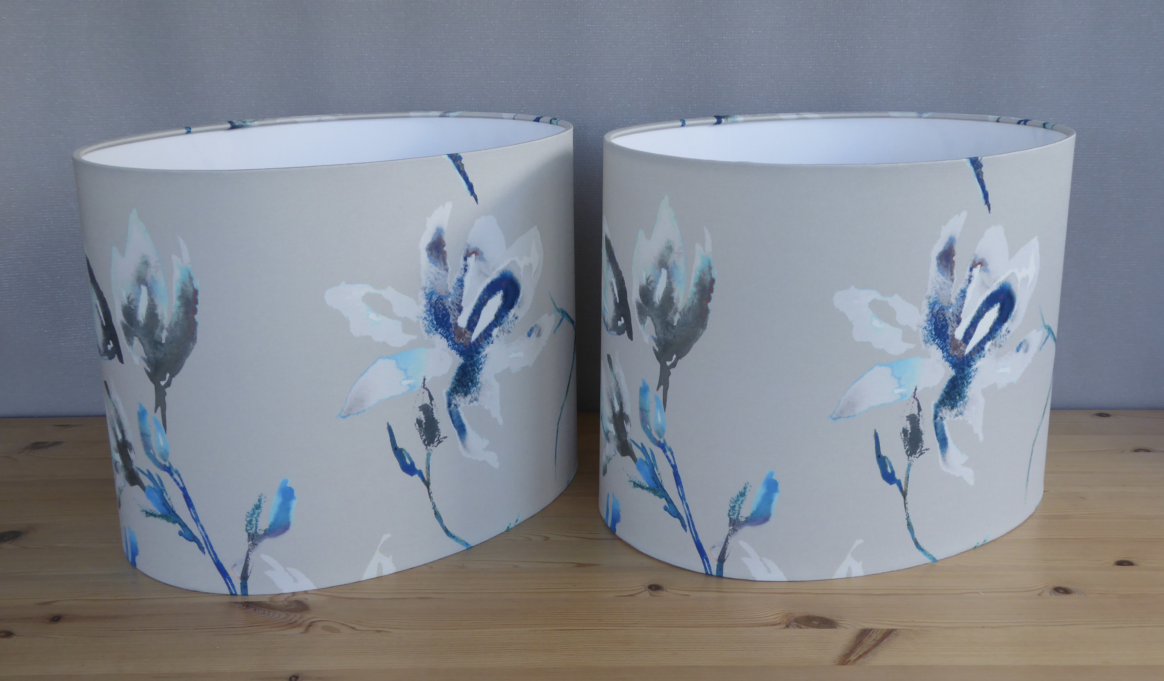 Matching Oval Lampshades