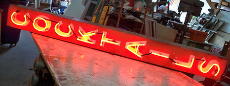 Cocktails Red Neon Sign