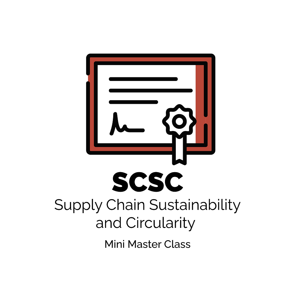 (SCSC) Supply Chain Sustainability and Circularity - Mini Master Classes, Short Course
