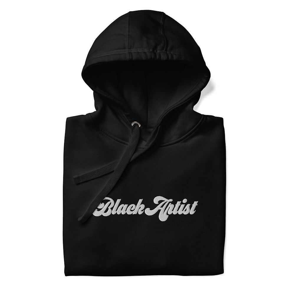 Thumbnail: Basquiat Black Art Unisex Hoodie