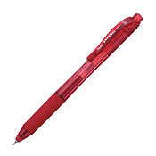 Energel-X Retractable Liquid Gel Pen 0.5mm Red - Needle Tip