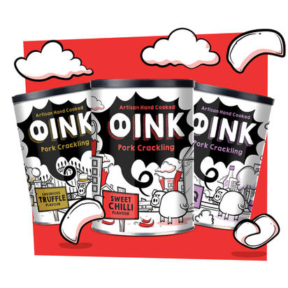 Oink Pork Crackling Sharing Tubs