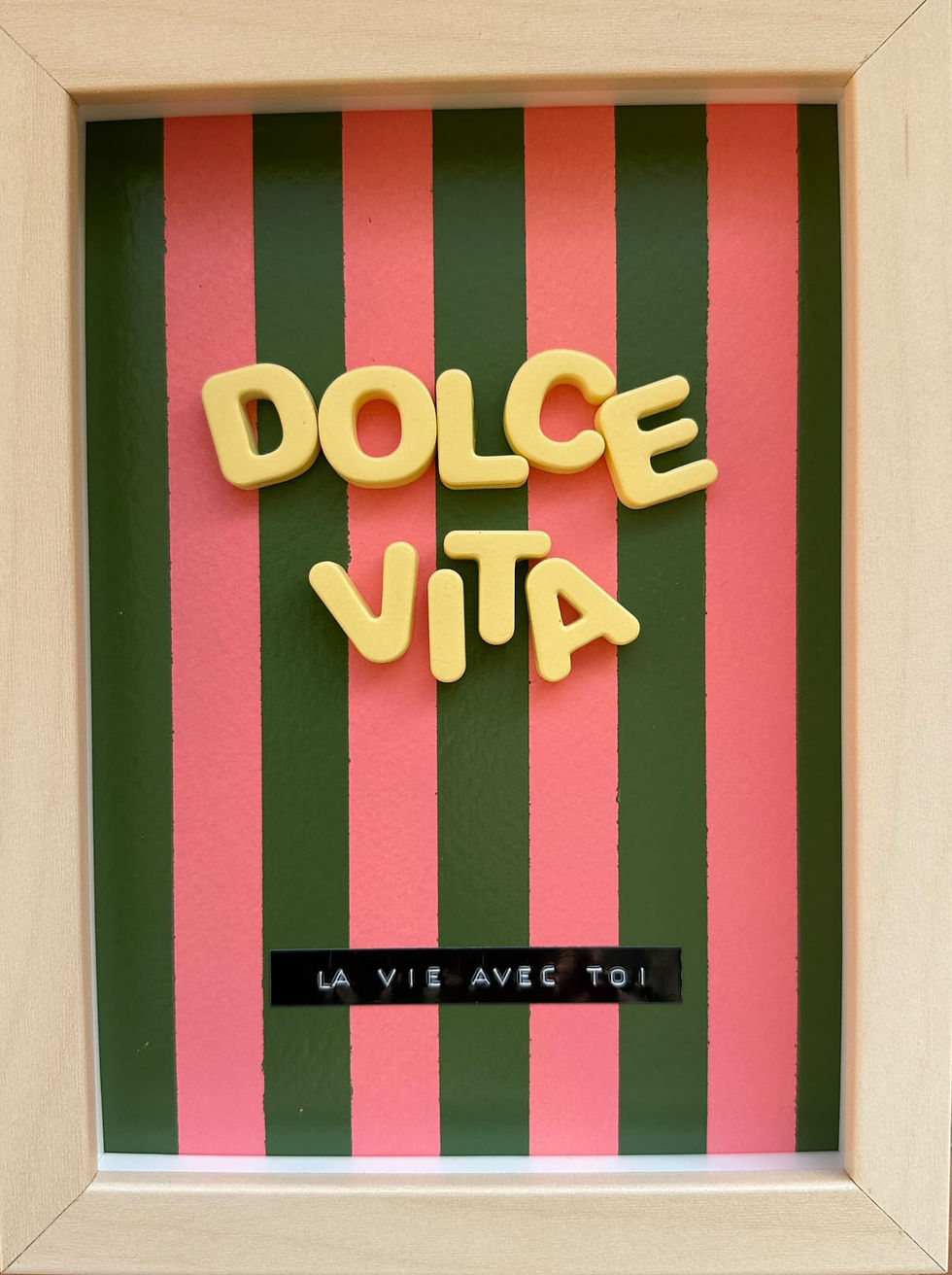 Mini Artwork - Dolce Vita