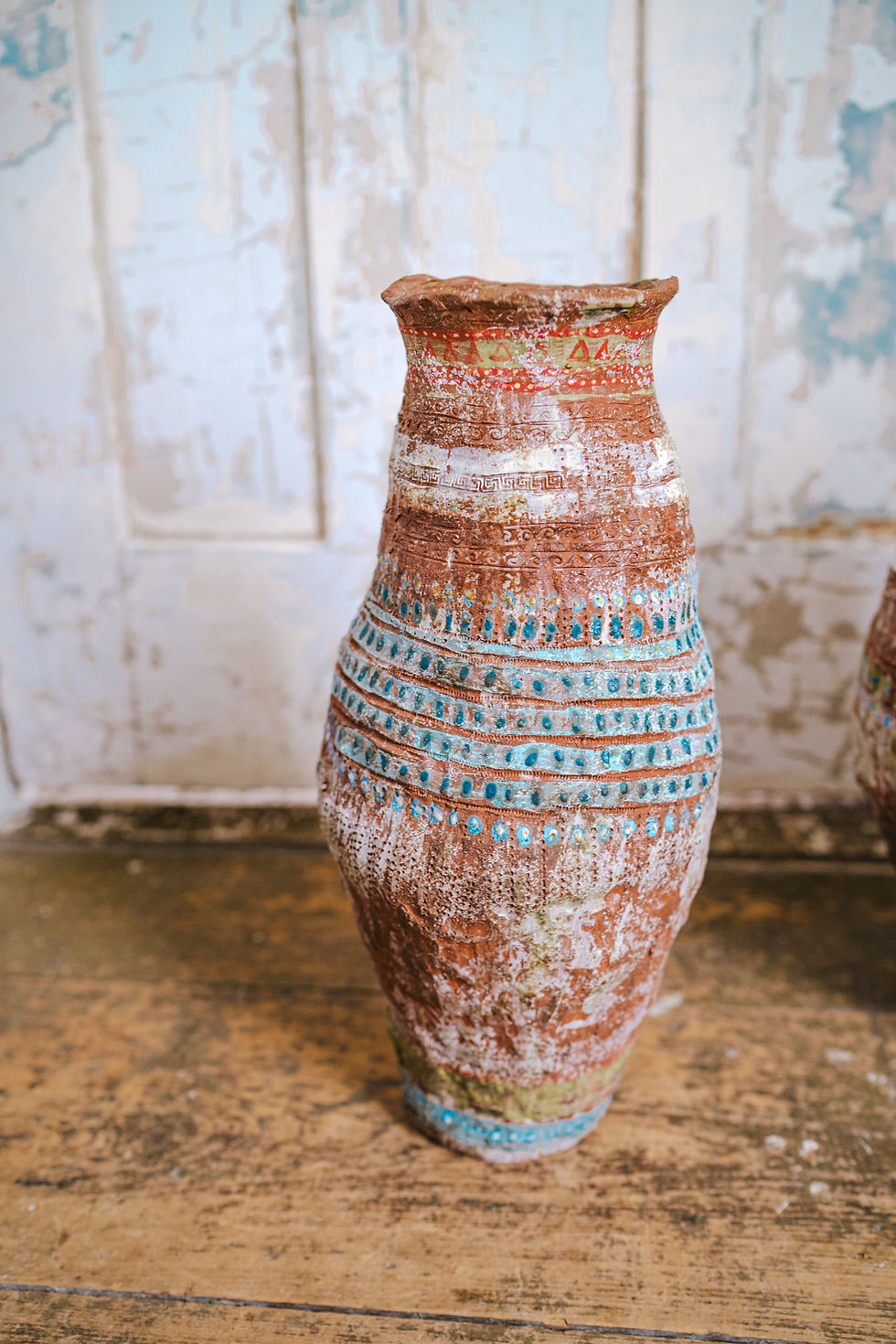 Thumbnail: Large Blue-Tint Vase