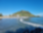 Beach view leading up to Mount Maunganui taken by Mark 2025