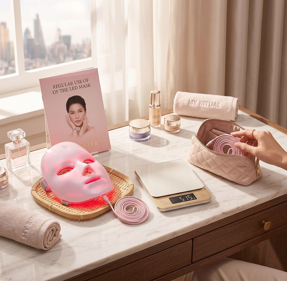 Thumbnail: LED Facial Mask for Skin Care (Single Unit)