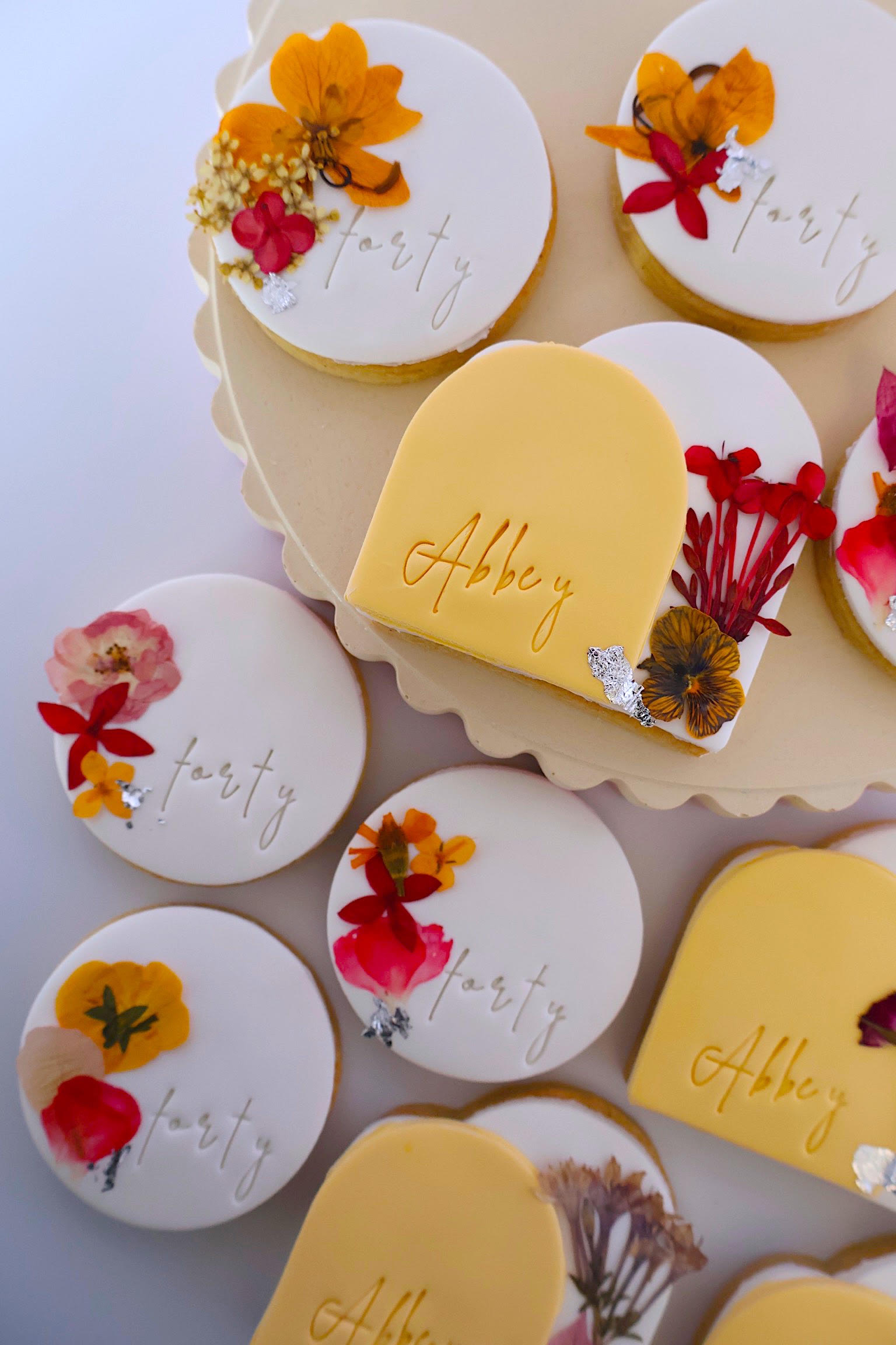 Arranged Food and Objects