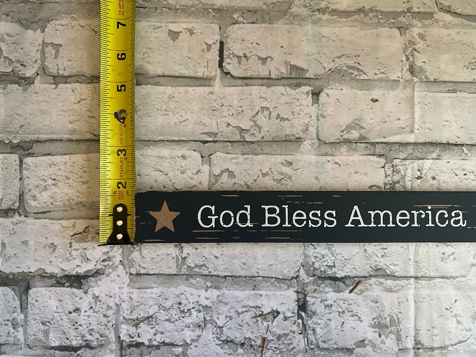 Thumbnail: God Bless America Land That I Love Block | Patriotic Home Decor | July 4th Decor