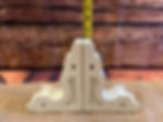Thumbnail: White Corbel Bookends Set - Vintage Style Architectural Book Ends - Shabby Chic