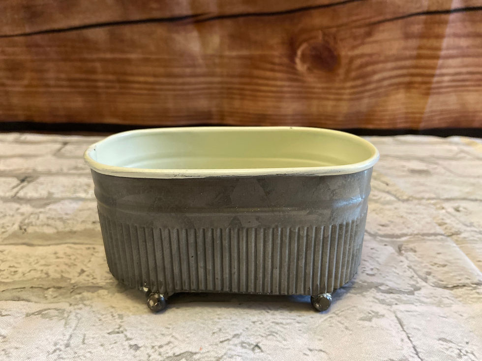 Thumbnail: Small Mini Trough Farmhouse Planter - Farmhouse Bathroom-Kitchen Decor-Soap Dish