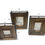 Thumbnail: Industrial Style Picture Frame - Square Dark Metal & Wood Frame - Various Sizes
