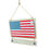 Thumbnail: Reversible Double-Sided Wood Sign, Hello Summer Lemon & Let Freedom Ring Flag