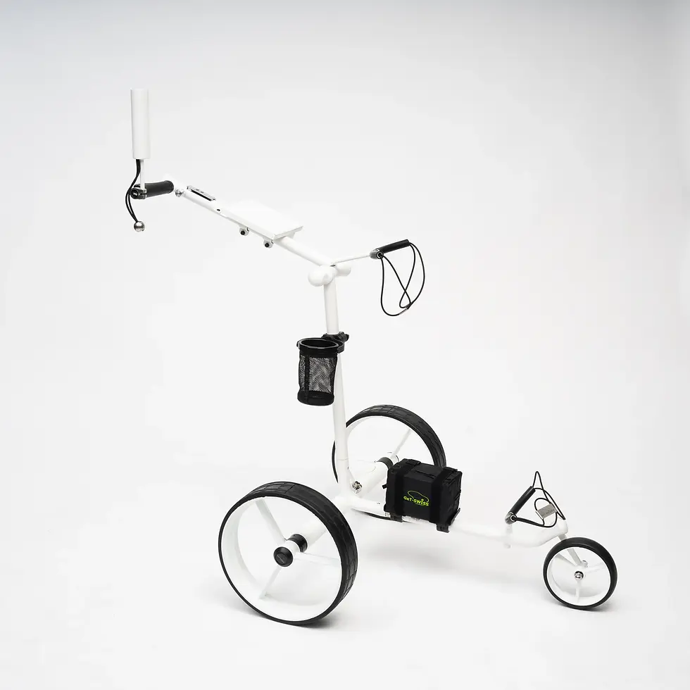 Golf-Elektro-Trolley Golftrolley Golf-Trolley Elektrotrolley Caddy Golfshop Schweiz Golf-Shop Elektro Trolley Elektrocaddie