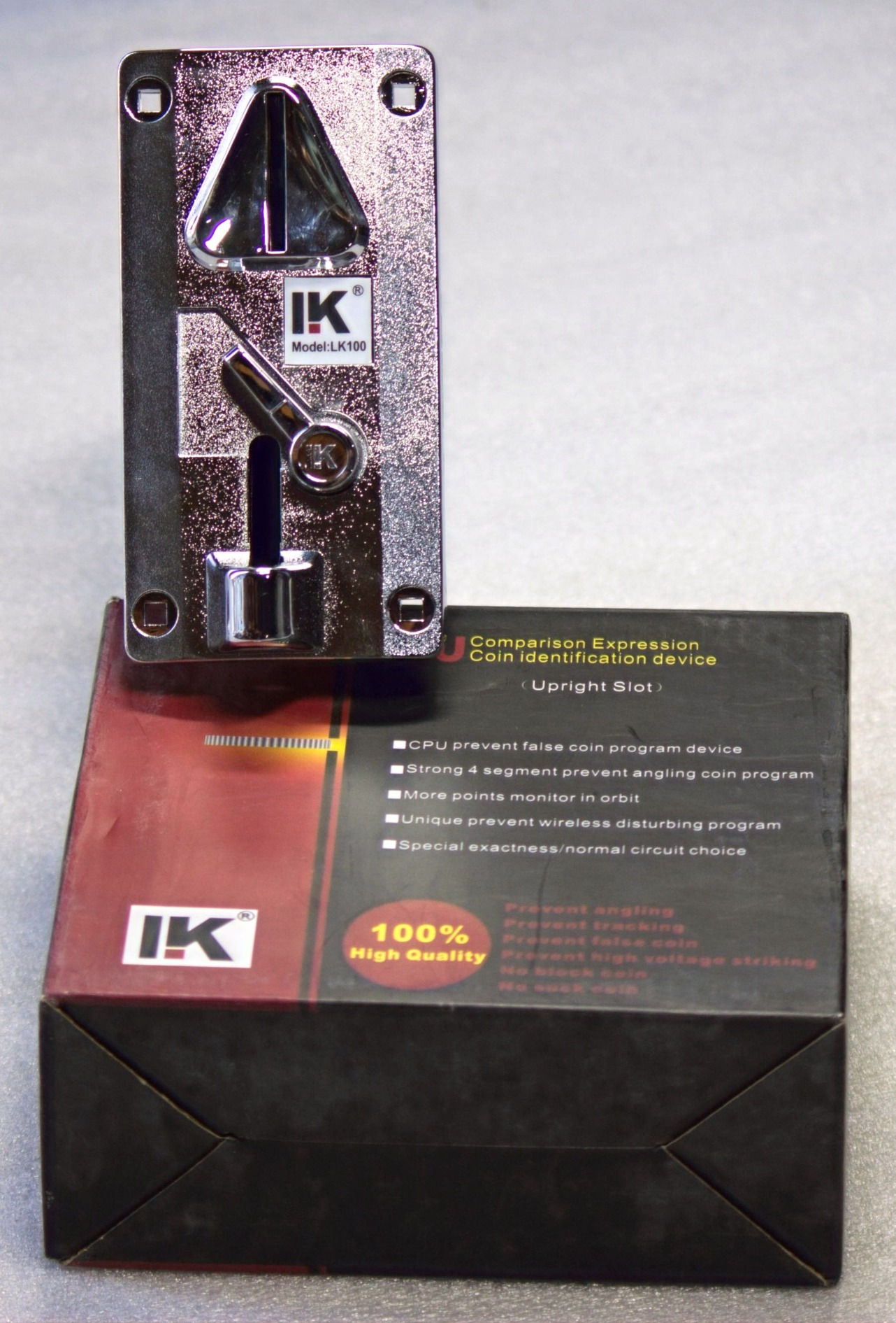 LK100 CUP Coin Acceptor, mechanical reader, coin selector