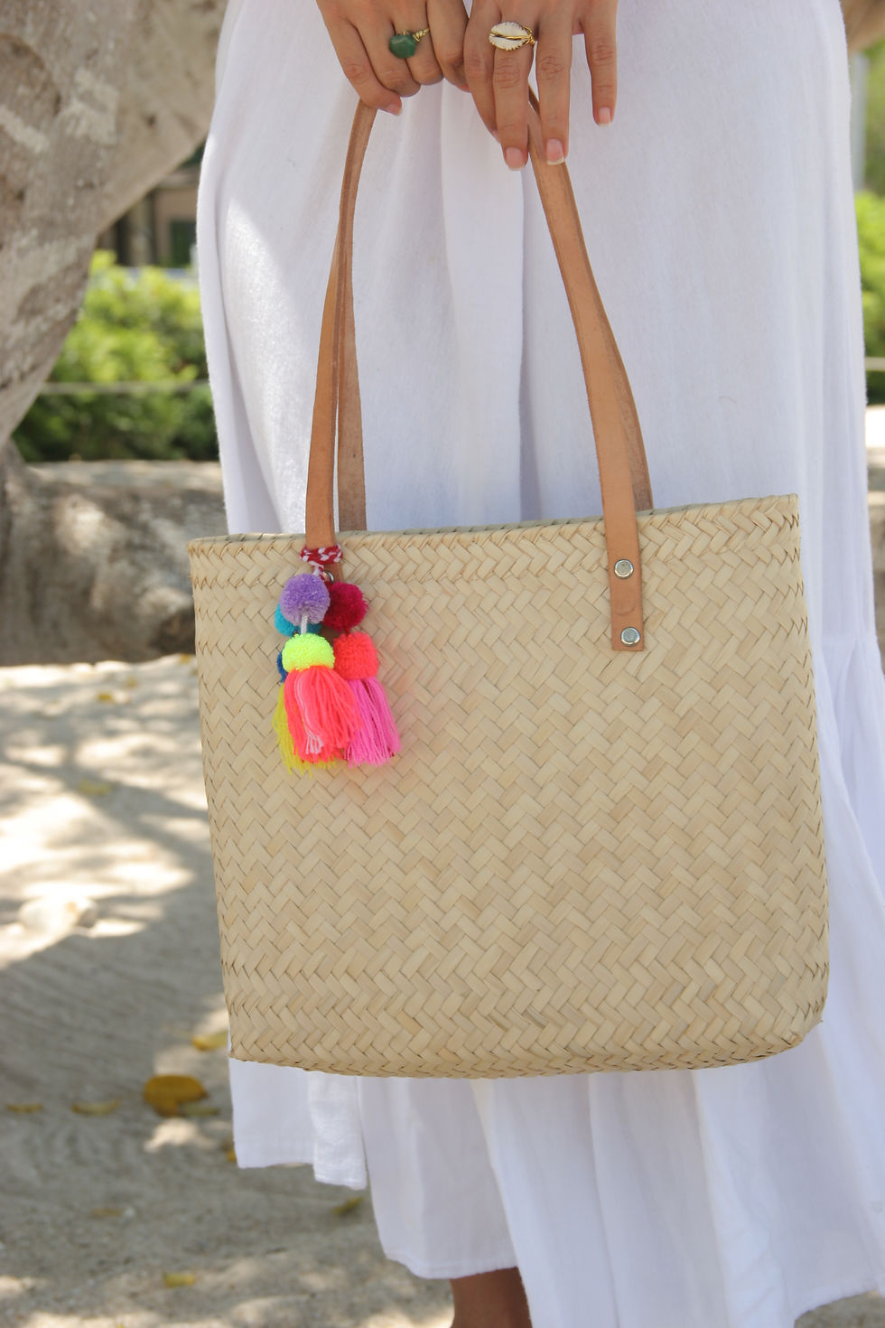 Miniatura: Bolsa de Palma con Pompon