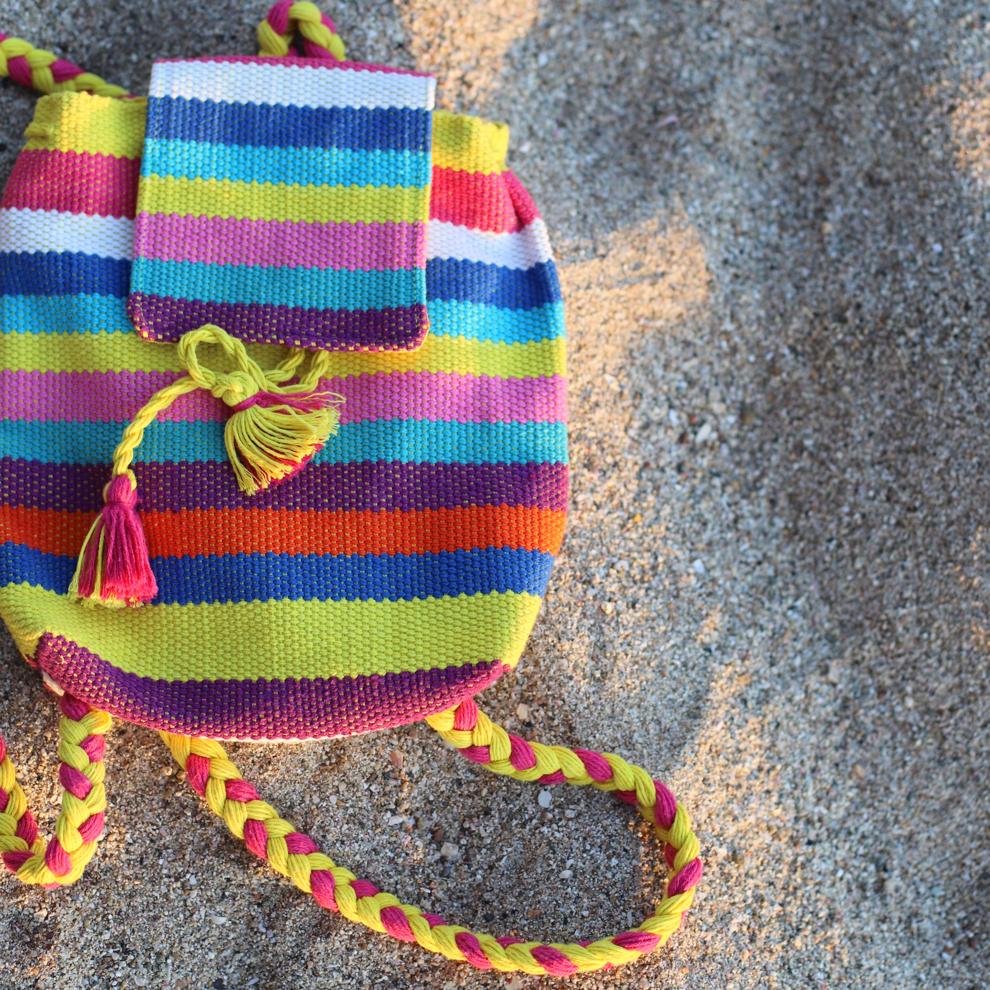 Mochila mini tela