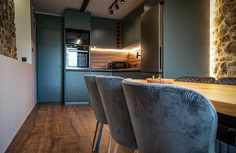 Кухня в ARISEYA Mountain Lodge