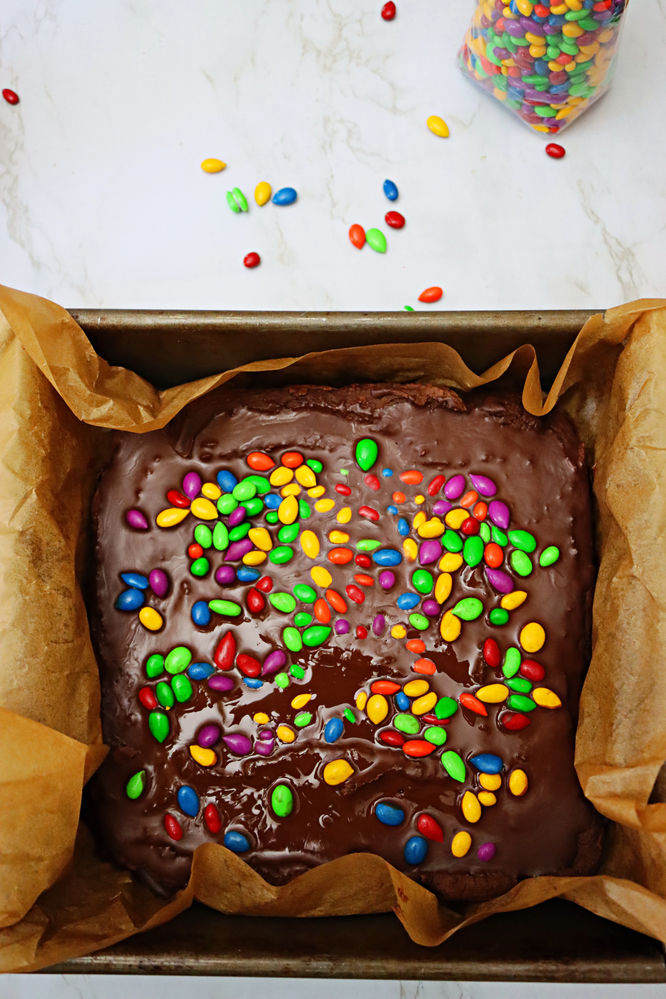 Protein Cosmic Brownies (Vegan, GF)