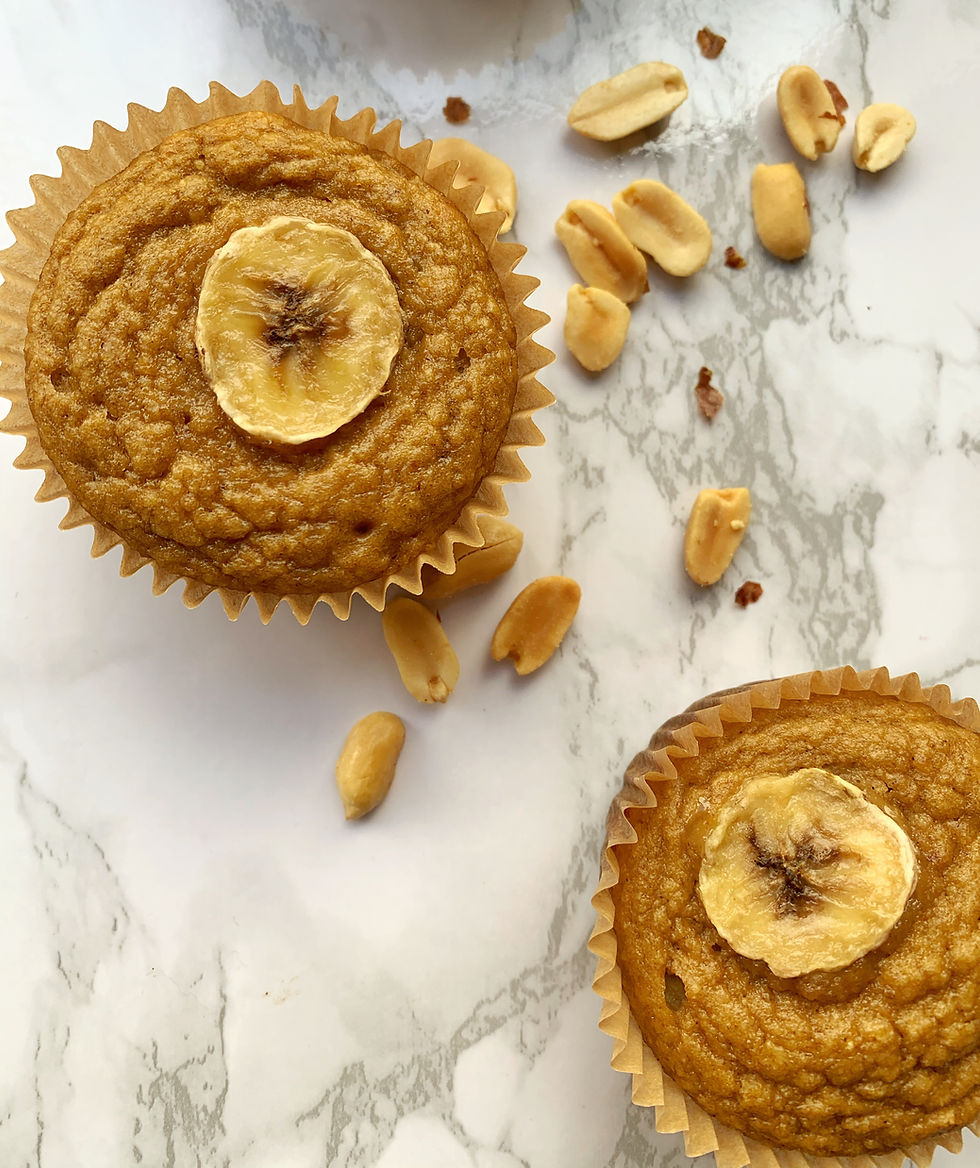 Protein Peanut Butter Banana Muffins