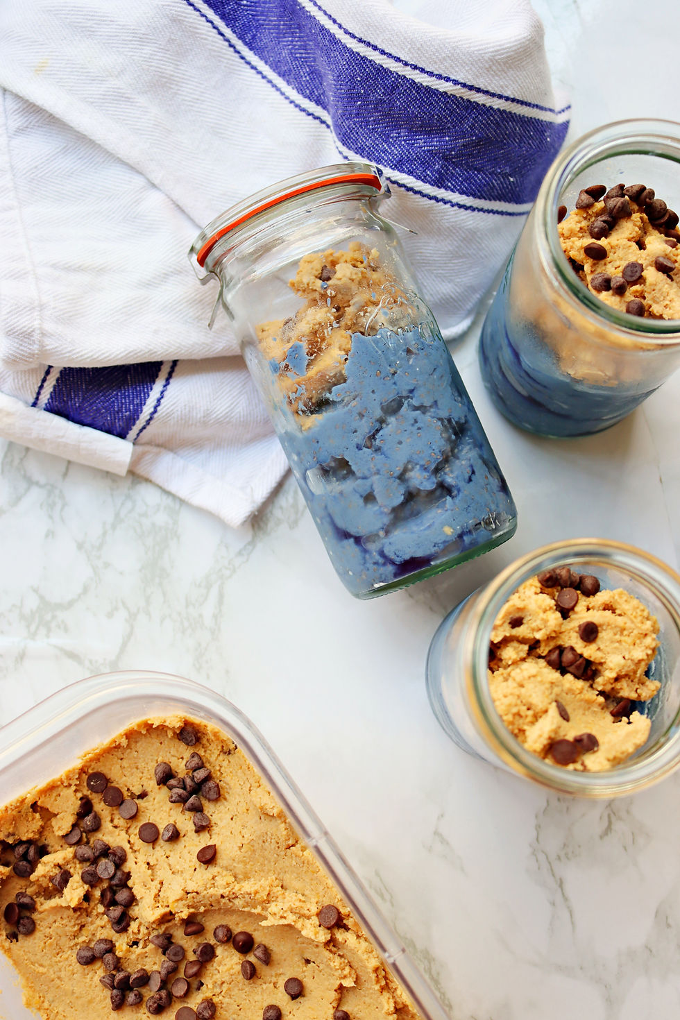 Cookie Monster Chia Seed Pudding