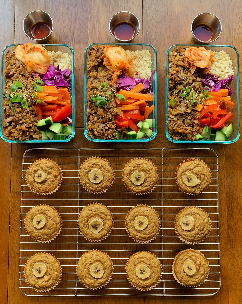 Protein Peanut Butter Banana Muffins