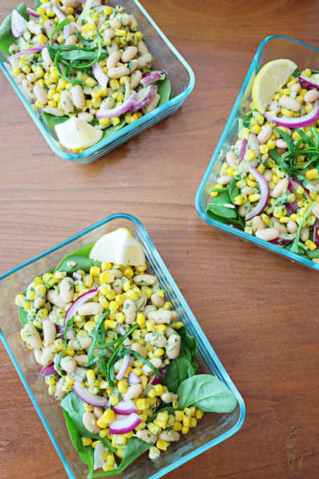 Corn Salad With Pesto Aioli (Vegan, GF)