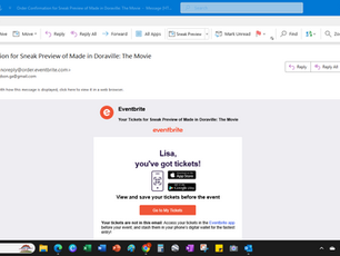 Accessing Your Tickets to Attend the Sneak Preview of Award-winning, Made in Doraville: The Movie