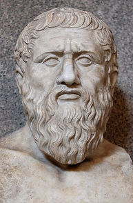 Marble bust of Plato. Roman copy after a Greek original from the last quarter of the 4th century.